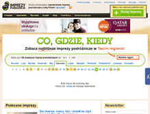Tablet Screenshot of imprezypodroznicze.pl